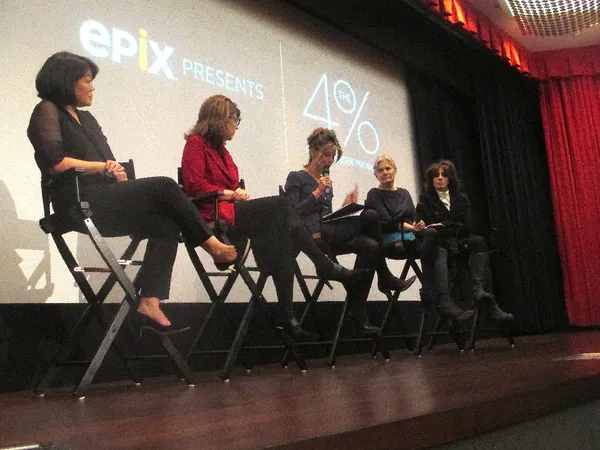 Caroline Suh, Dr. Stacy Smith, Robbie Meyers, Mary Harron and Amy Heckerling